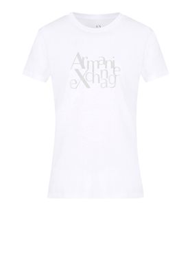 T-shirt Armani Exchange da Donna - Bianco