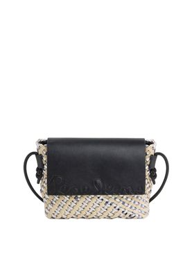 Borsa a Tracolla Pepe Jeans Barker Glow da Donna - Nero