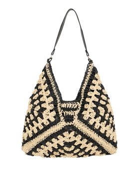 Borsa Shopper Ichi Ialysara Sho da Donna - Nero