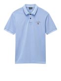 polo napapijri elbas da uomo - celeste