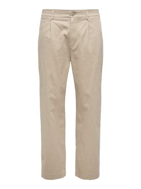 Only & Sons Pantaloni Chino Uomo In Twill Elasticizzato, Con Tasche Posteriori E Passanti Per Cintura