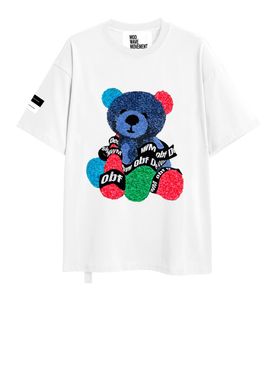 Mod wave movement T-shirt White - Unisex
