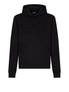 Felpa Cappuccio Ea7 da Uomo - Nero
