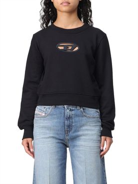 Diesel F-Slimmy Sweatshirt für Frauen - Schwarz