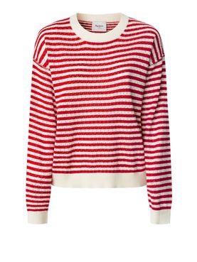Pullover Pepe Jeans Poppy da Donna - Rosso