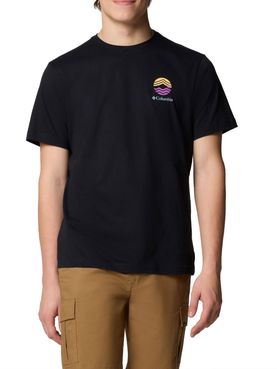 T-shirt Columbia Kettle River da Uomo - Nero