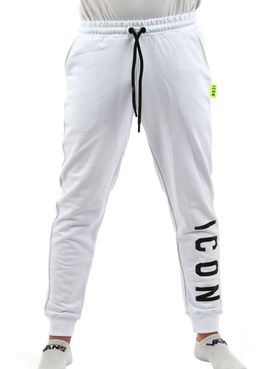 Pantalone Tuta Icon da Uomo - Bianco