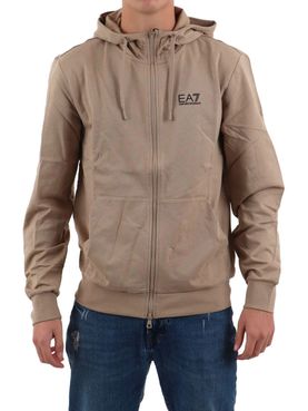 Ea7 Sweatshirt Zip Braun - Herren
