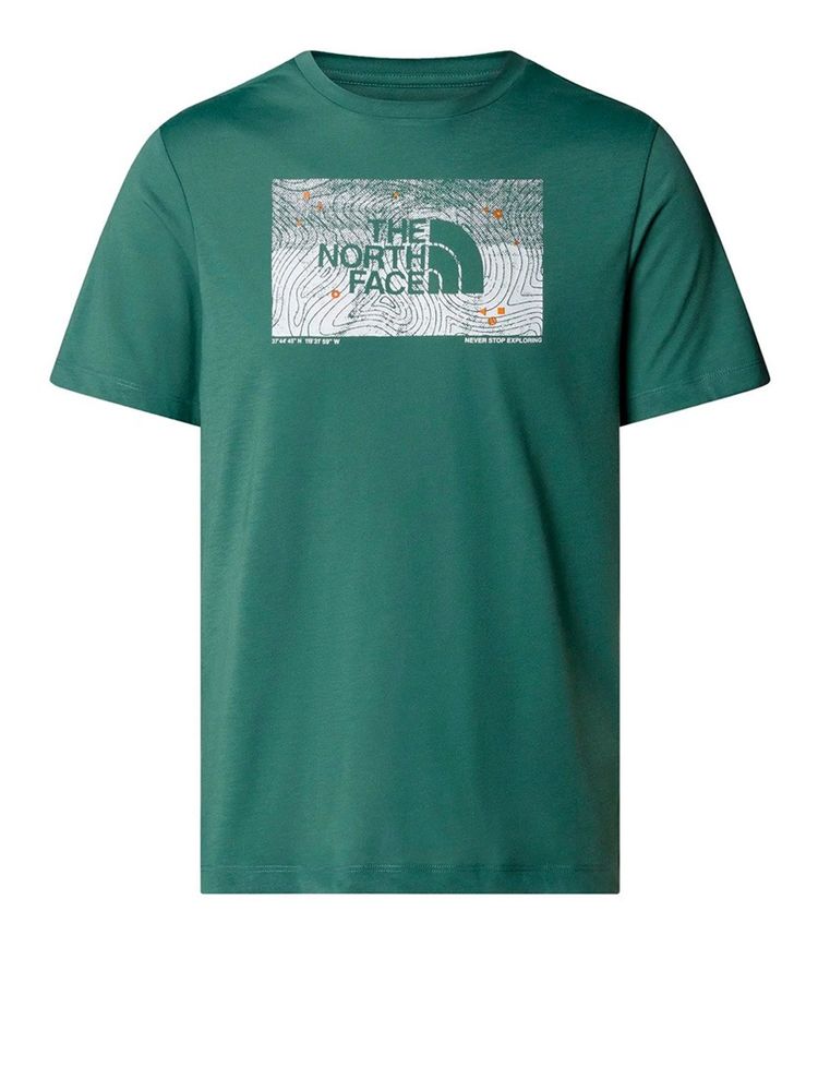Tシャツ・カットソー THE NORTH FACE Men T-shirt Green NF0A8A6M 6GI1 The North Face T-shirt SS Fine NF0A8A6M Verde Regular Fit