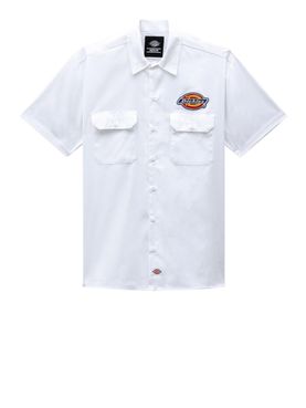 Camicia Casual Dickies Clintondale da Uomo - Bianco