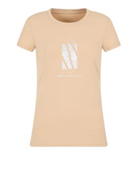 T-shirt Armani Exchange da Donna - Beige
