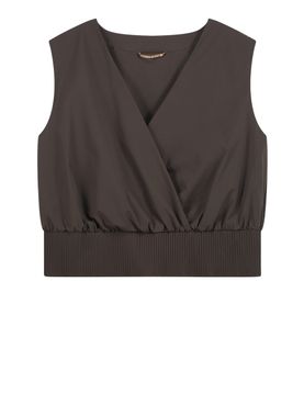 Top Jeanne Baret da Donna - Marrone