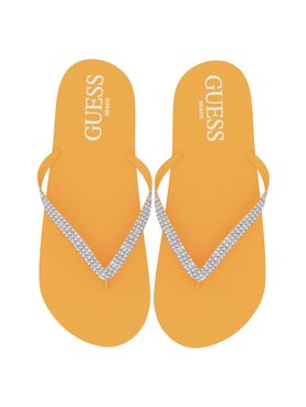 Infradito Guess Rhinestone da Donna - Arancione