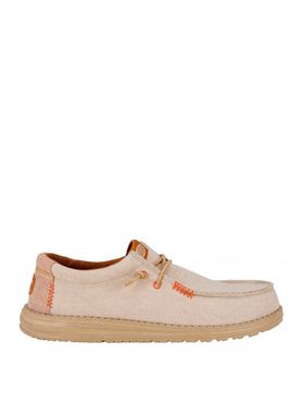 Slip On Hey Dude Wally Coastline Jute da Uomo - Avorio