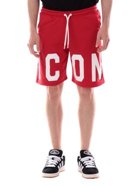 Bermuda Casual Icon da Uomo - Rosso