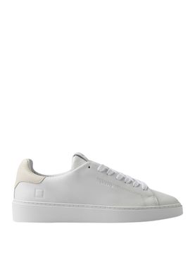 Men's Date Levante Calf Sneakers - White