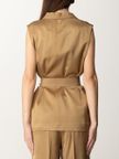 twin-set-weste-braun-damen