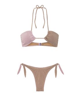 Bikini Set F**K da Donna - Oro