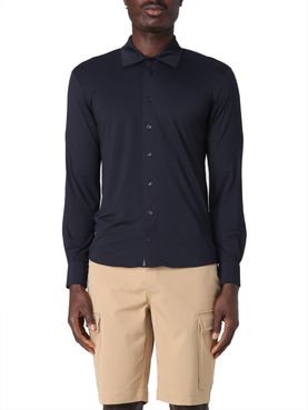 Save The Duck Classic Shirt Blue - Men's