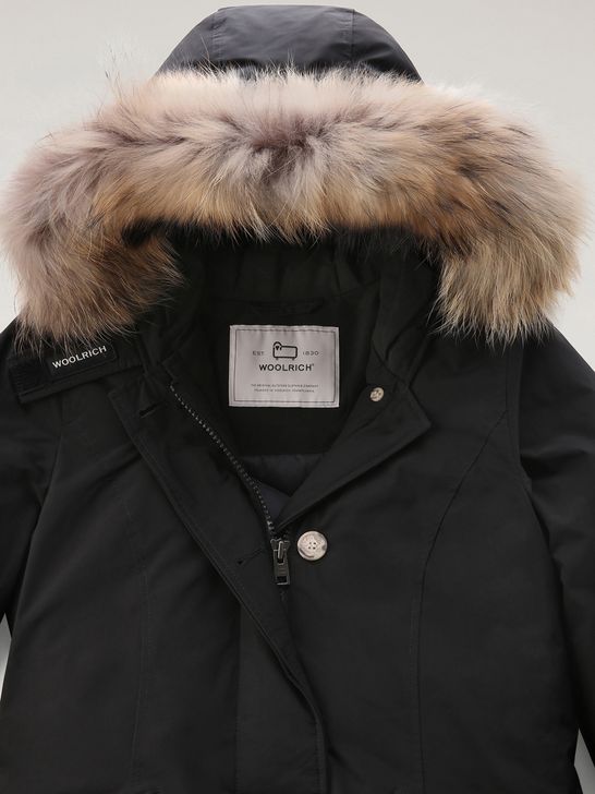 Woolrich luxury arctic parka black sale