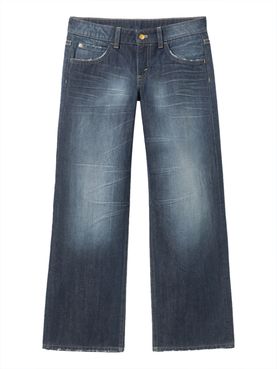 Jeans Wide Cheap Monday Messy da Uomo - Denim