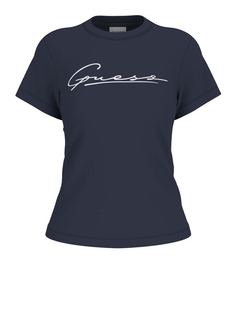 Guess T-shirt Blue Women's Zedstore