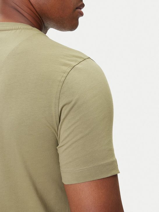 T-shirt Aeronautica Militare da Uomo Verde Zedstore