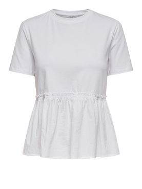 Only Lia Mix T-shirt für Frauen - Weiß