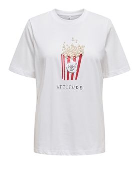 Only T-shirt Weiß - Damen
