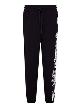 Pantalone Tuta Disclaimer da Uomo - Nero