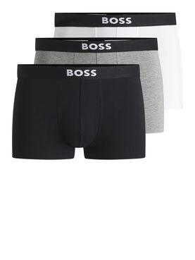 Hugo Boss Trunk 3P Men's Boxer Shorts - White Grey Black