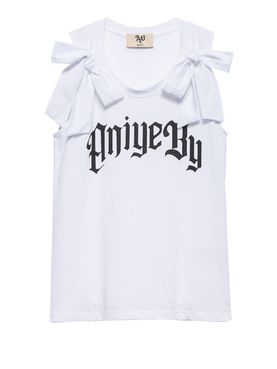 T-shirt Aniye By Ribbon Top Gin da Donna - Bianco