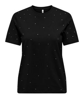 T-shirt Only Globe da Donna - Nero