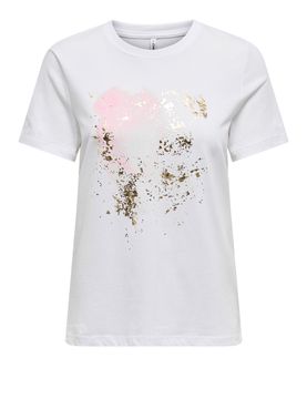 Only Henny Damen-T-Shirt - Weiß