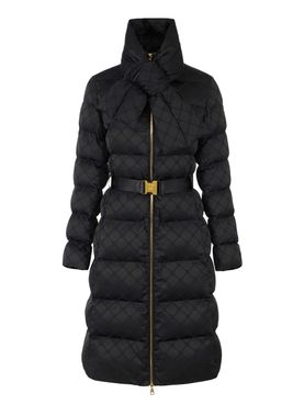Elisabetta Franchi Quilted Down Jacket Women's - Green | Zedstore