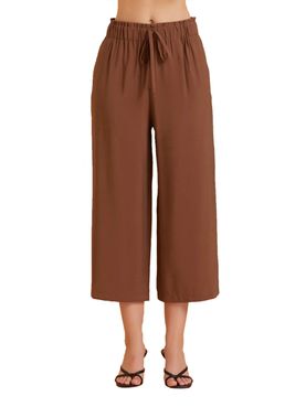 Pantalone Capri Take Two da Donna - Marrone