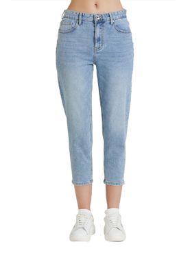 Jeans Mom Take Two da Donna - Denim