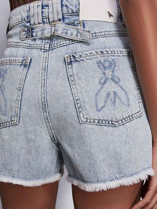 ショートパンツ PATRIZIA PEPE Woman Short Denim 2P1687D106 CA62 2P1687_D106_CA62_2.jpg