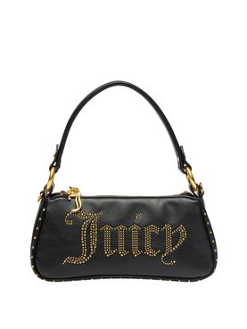 【JUICY COUTURE】Kimberly ポーチ チェーン ショルダー ロゴ 黒 JUICY COUTURE】Kimberly ロゴ ポーチ付 スタッズ ショルダー