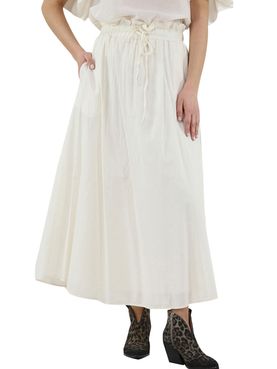 Gonna Longuette Kocca Hores da Donna - Bianco