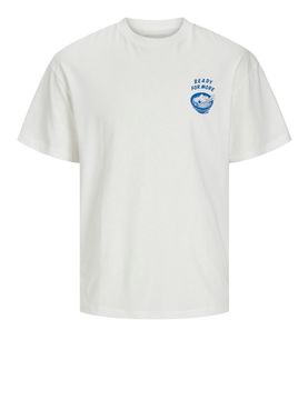 T-shirt Jack e Jones Harge Printed da Uomo - Bianco