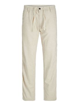 Pantalone Chino Jack e Jones Tkane Hybrid da Uomo - Avorio