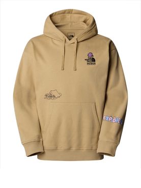 Felpa Cappuccio The North Face da Uomo - Beige