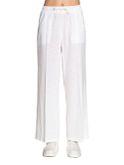 pantalone palazzo yes zee da donna - bianco