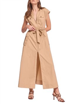 Gaudi Longuette-Kleid Beige - Damen