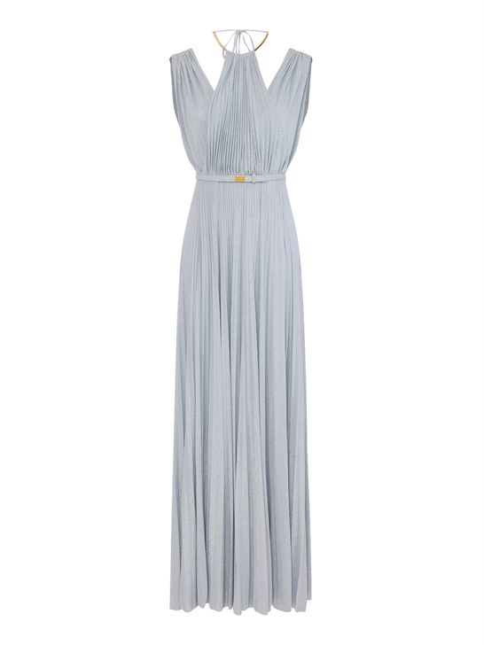 Elisabetta Franchi Longuette Dress Light Blue - Women's