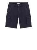 bermuda casual gas cargo bob gym da uomo - blu