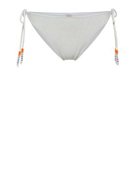 Bikini Pezzo Sotto Sun68 Lurex da Donna - Argento