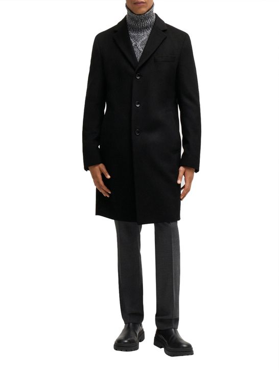 Hugo Boss Coat Black Men s Zedstore