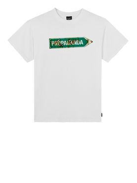 T-shirt Propaganda da Uomo - Bianco